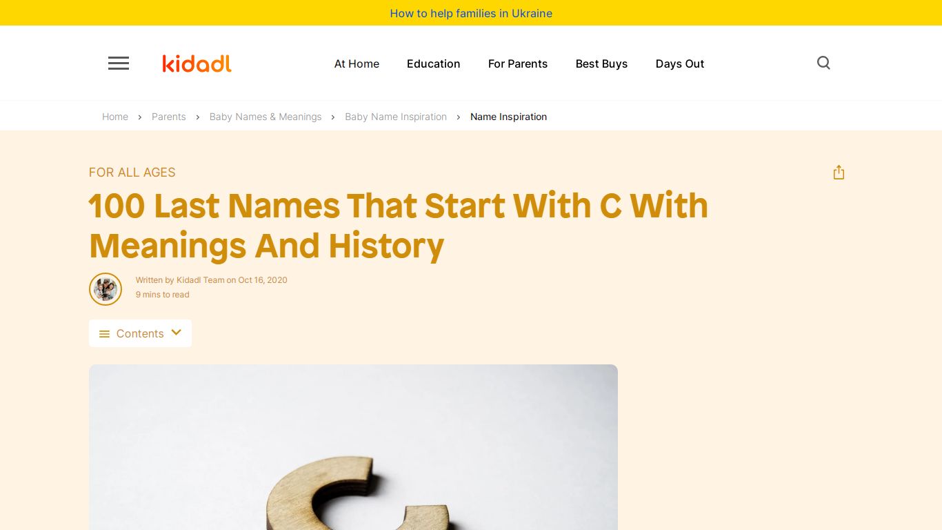 100 Last Names that Start with C With Meanings and History - Kidadl